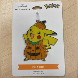 BRAND NEW! Pokemon / Pikachu 🎃 x Hallmark - Halloween, Metal Enamel Ornament